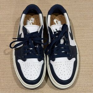 Nike Jordan Navy and White Sneakers